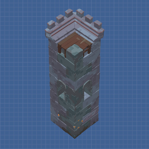 3X3 Wall inner corner