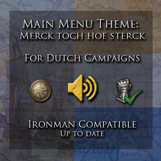 [AUDIO] [MENU MUSIC] - Merck Toch Hoe Sterck (Dutch Song)