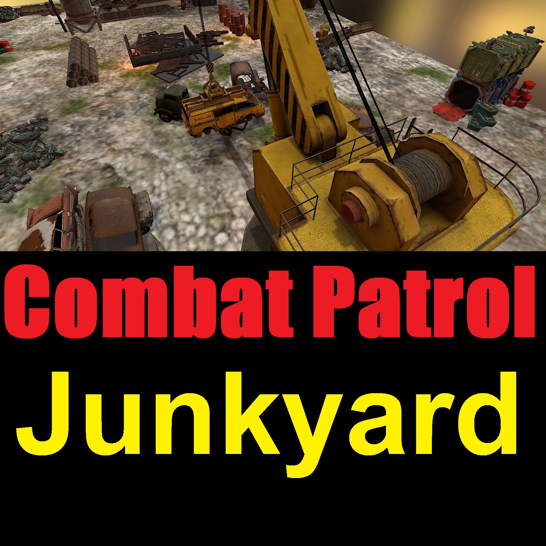 40k Combat Patrol (10th Ed.) Map: Junkyard