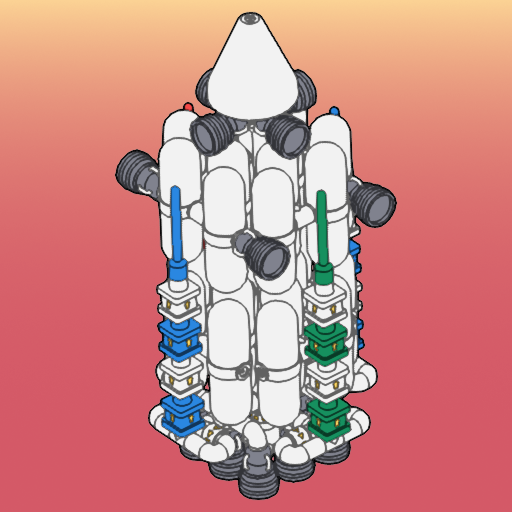 Rocket w/ Retracting Legs & Utility Hook