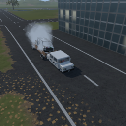carrying a broken car realistic car 2