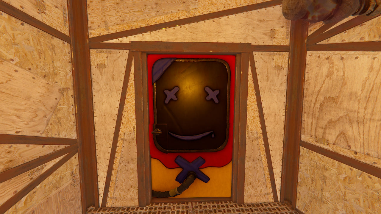 Hazzy Sheet Metal Door