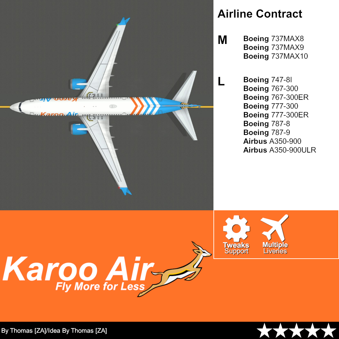 Karoo Airways (Fictional - Idea by Thomas [ZA])