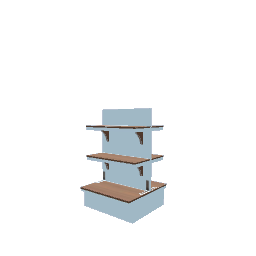 Retail Shelving - Blue