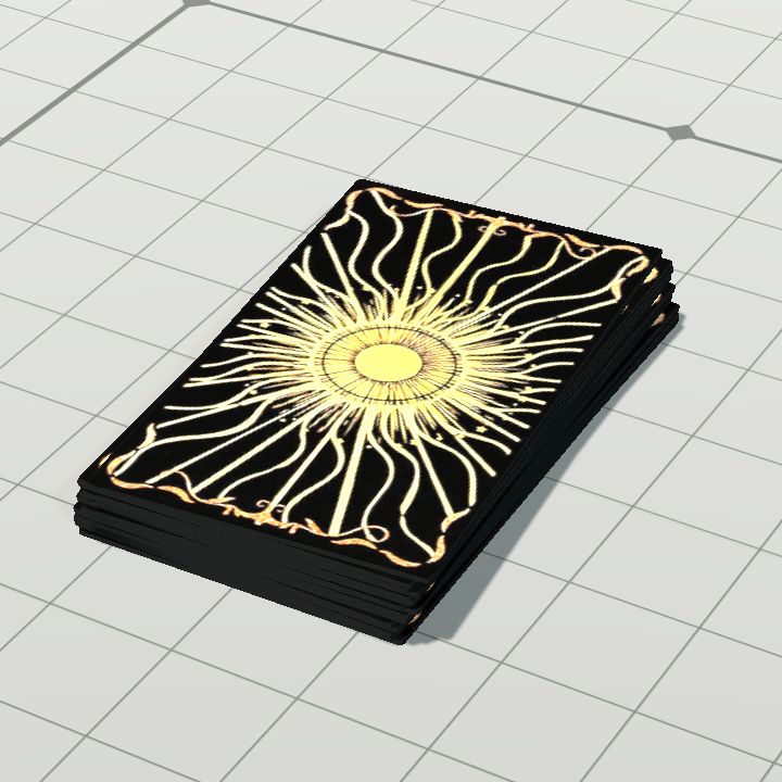 Tarot Deck Down Shuffled