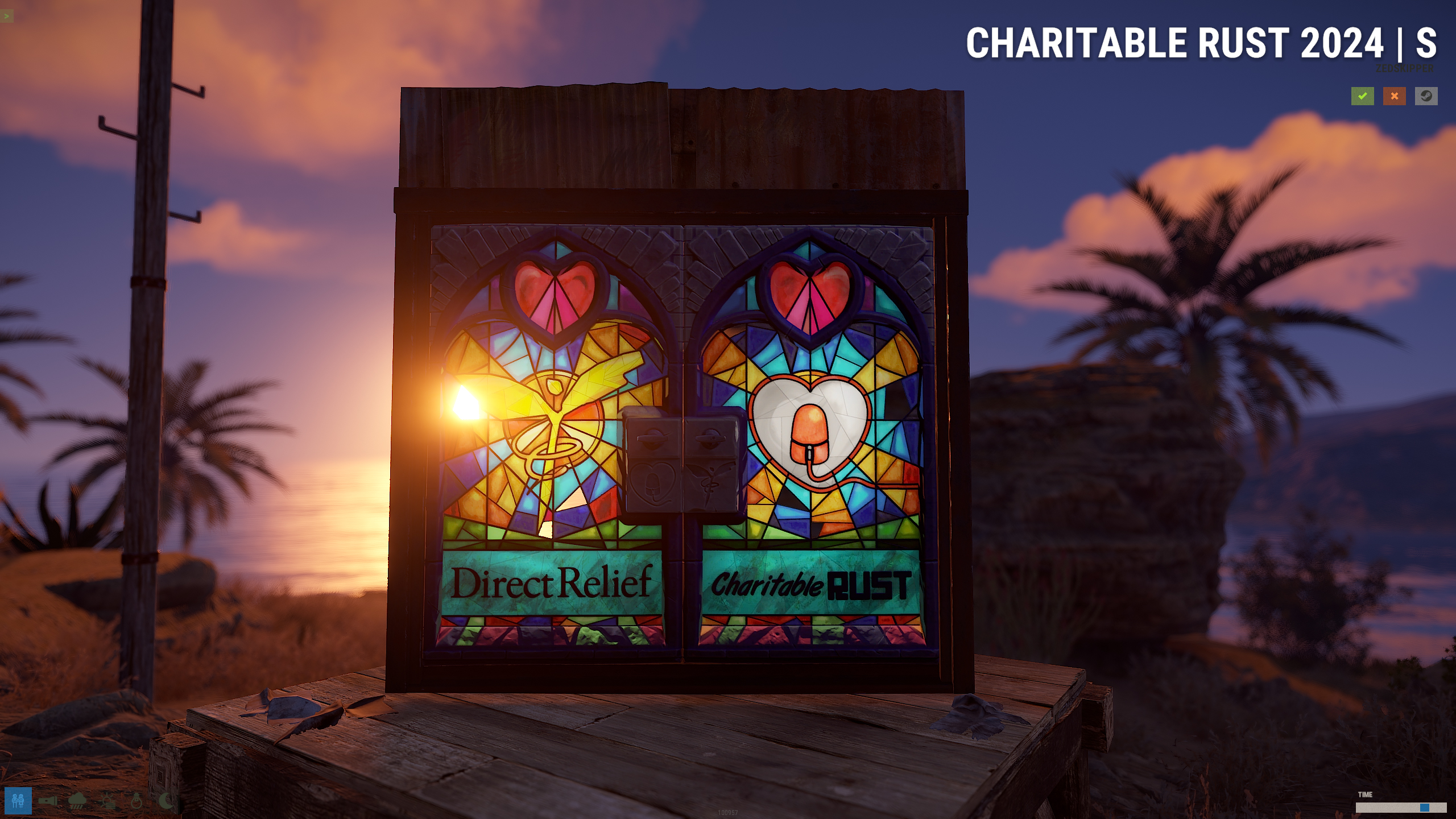 Charitable Rust 2024 - Sheet Metal Double Door
