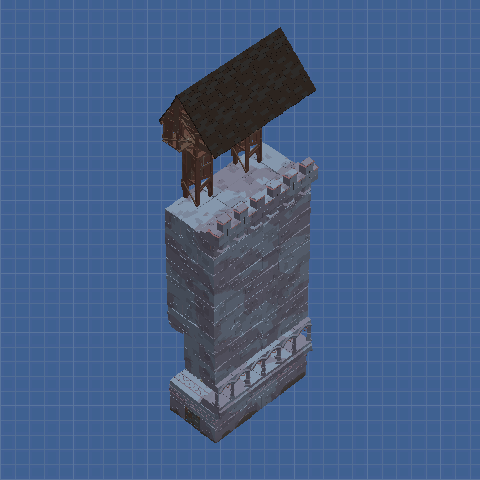 Tileable Wall - Max Toughness - High/Low Troop Positions - Rain Cover