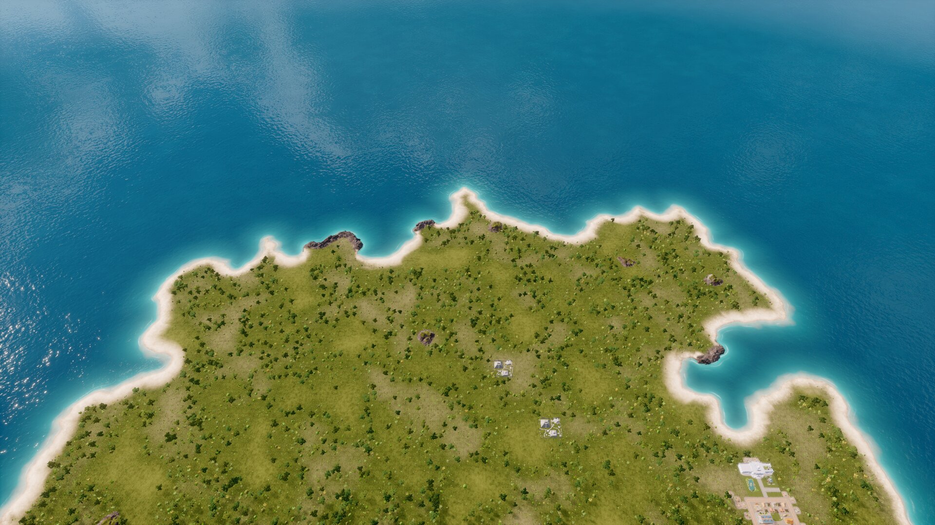 Medium Single Landmass - Nice Coastline