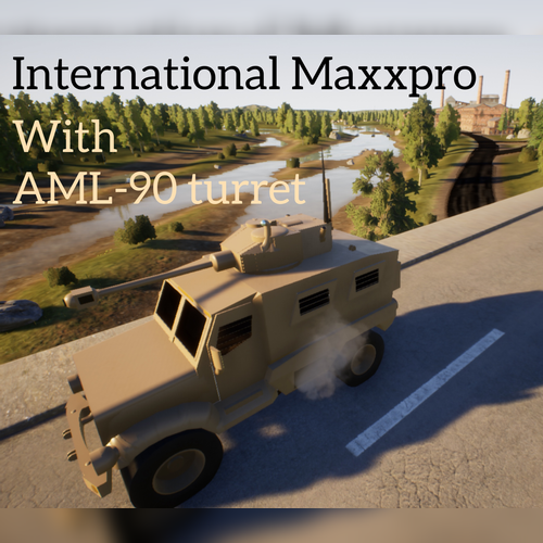 International MaxxPro with AML-90 turret preview