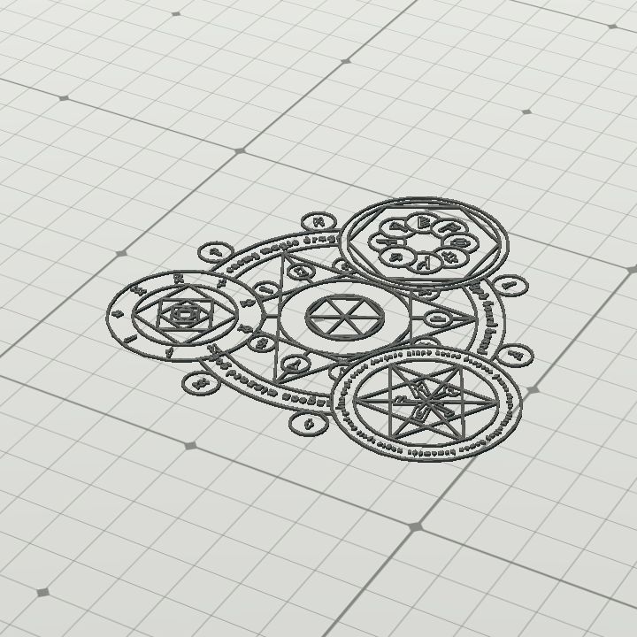 Magic Circle Extruded