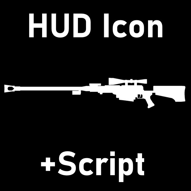 Fallout: New Vegas - Rifle Anti Material HUD Icon & Script (AWP)