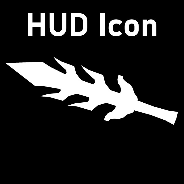 Kirby - Meta Knight's Galaxia HUD Icon (Machete)