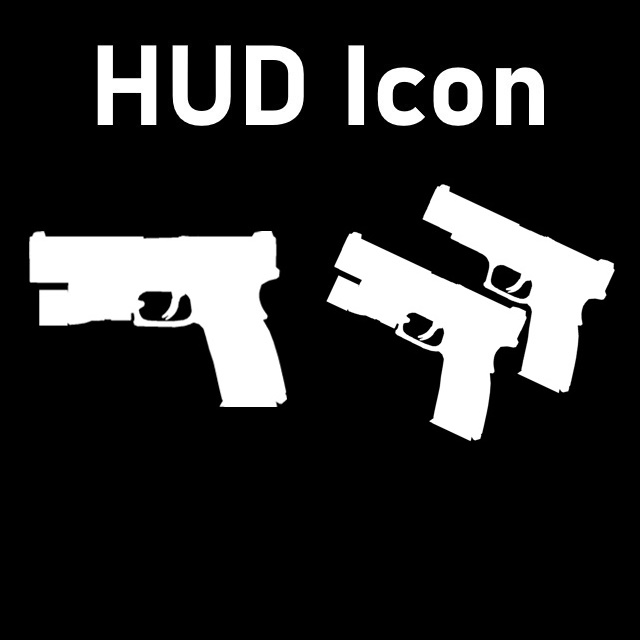 Payday 2 - HS2000 / Springfield Armory XD HUD Icon (Pistols)
