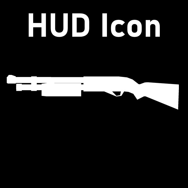 Quake - Shotgun HUD Icon (Pump Shotgun)
