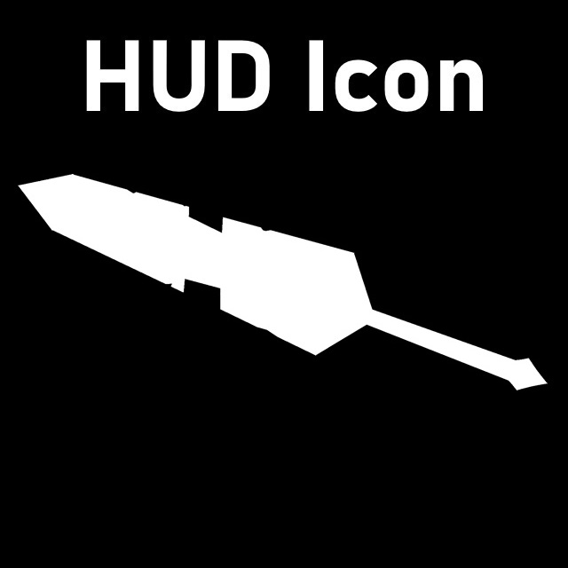 Spiral Knights - Obsidian Edge HUD Icon (Cricket Bat)
