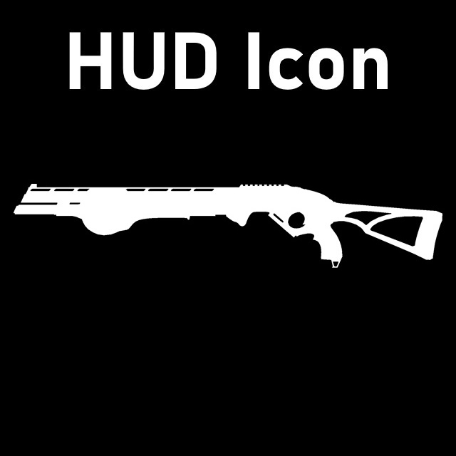 Call of Duty Online - CSG-12 Black Hole HUD Icon (Chrome Shotgun)

