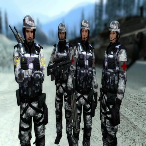 Tactical Rebel and Medic Snow Camo Replacements
