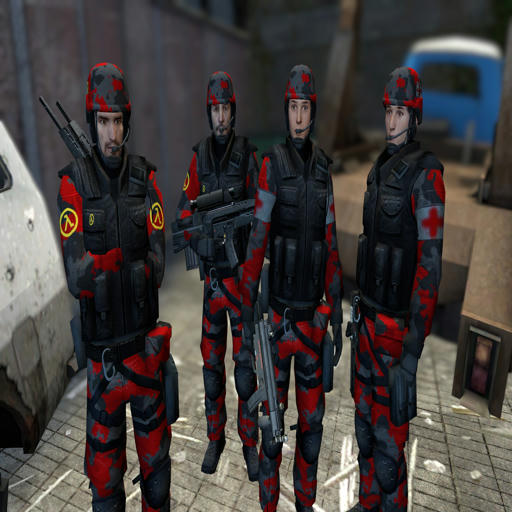Tactical Rebel and Medic Red Fire Camo CT Replacements