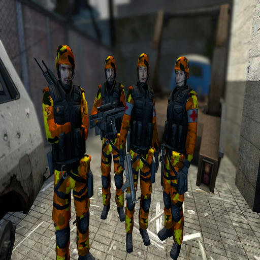 Tactical Rebel and Medic Fiery Orange Camo CT Replacements