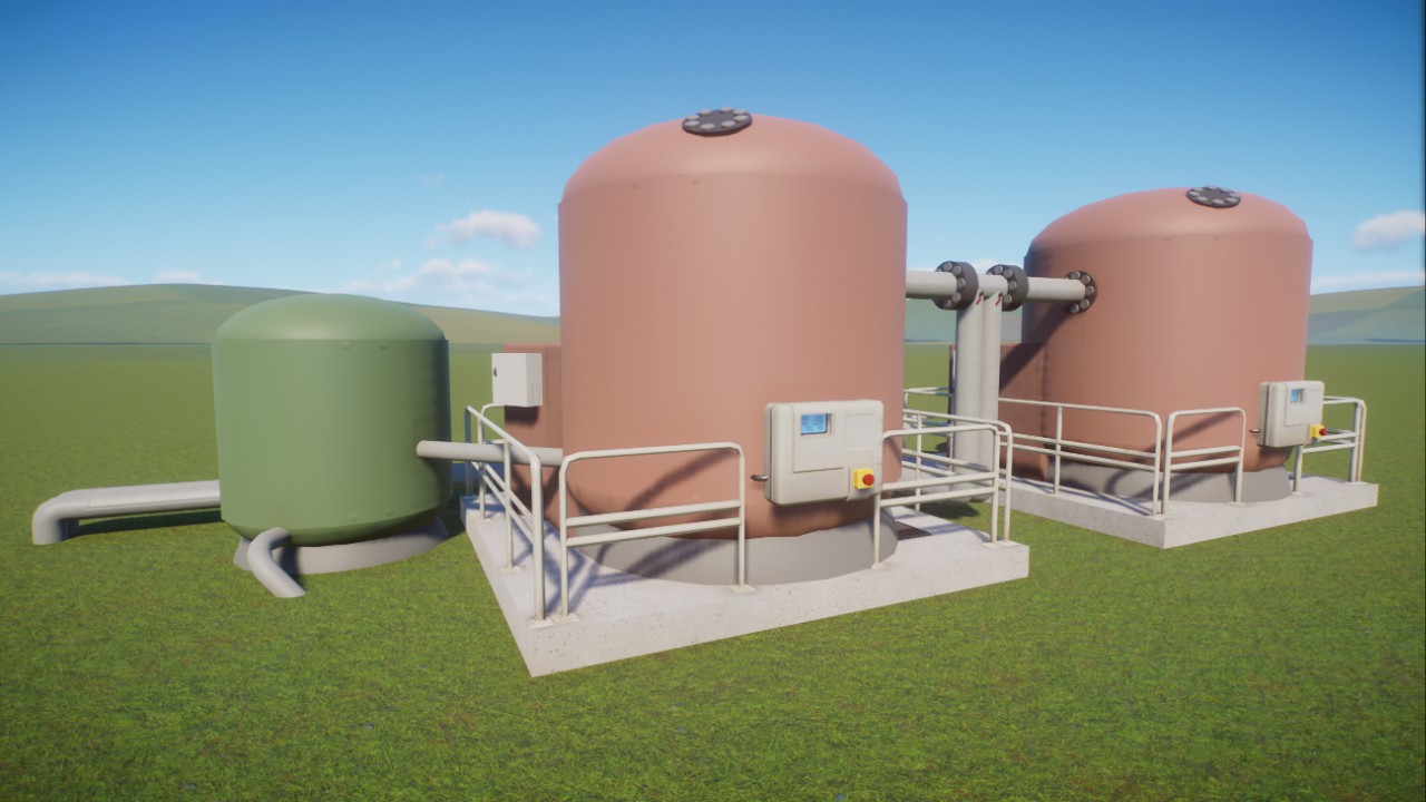Water Filtration Tanks - Backstage Megapack
