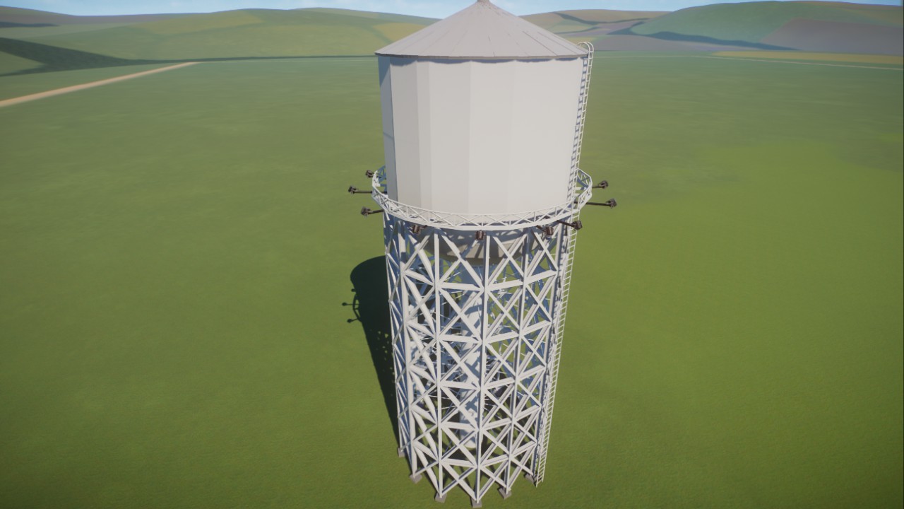 Detroit Zoo Water Tower - Blank