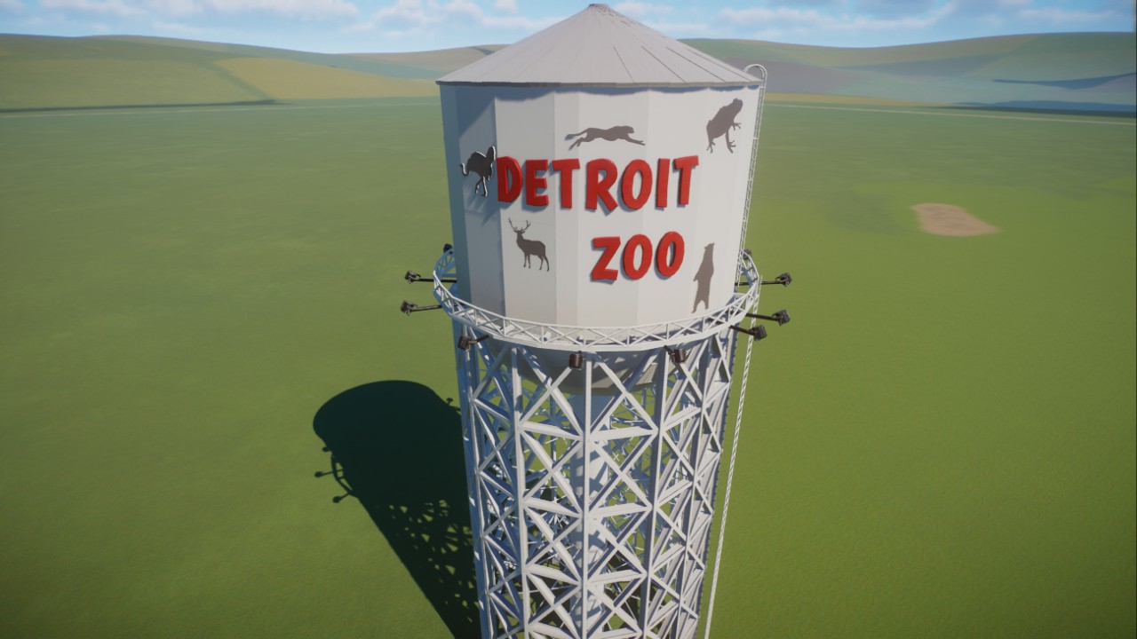 Detroit Zoo Water Tower - Classic