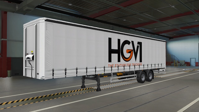 HGV1 SCS Curtainsider Trailer Skin