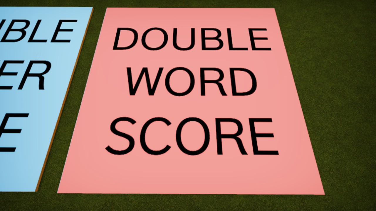 Scrabble Double Word Score Tile
