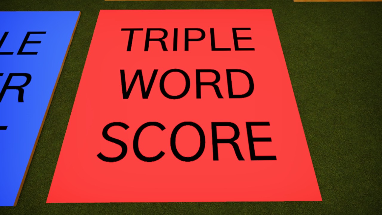 Scrabble Triple Word Score Tile