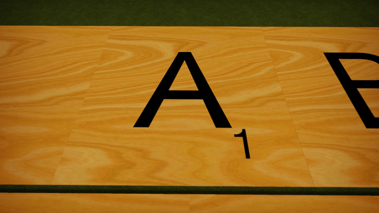 Scrabble Tile Wood A Simple Placement