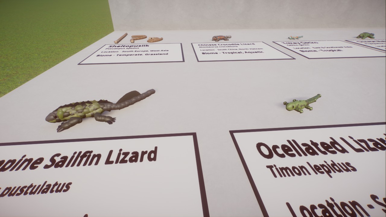 Eurasia Lizards Pack - Static Reptiles