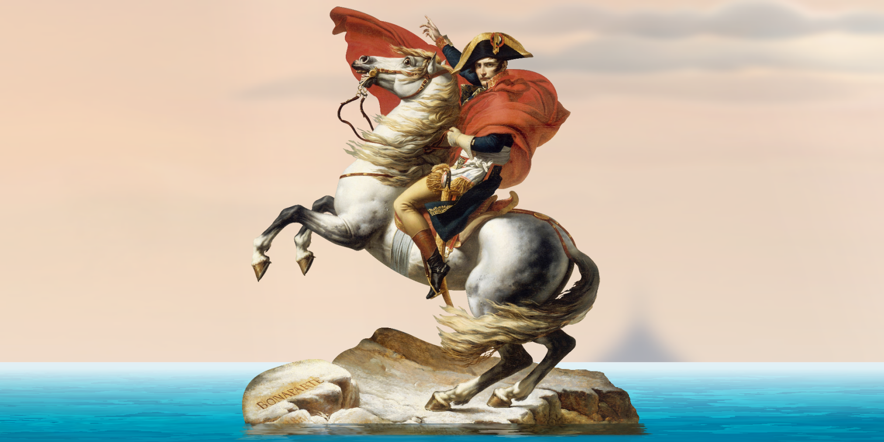 Napoleon cruzando los Alpes
