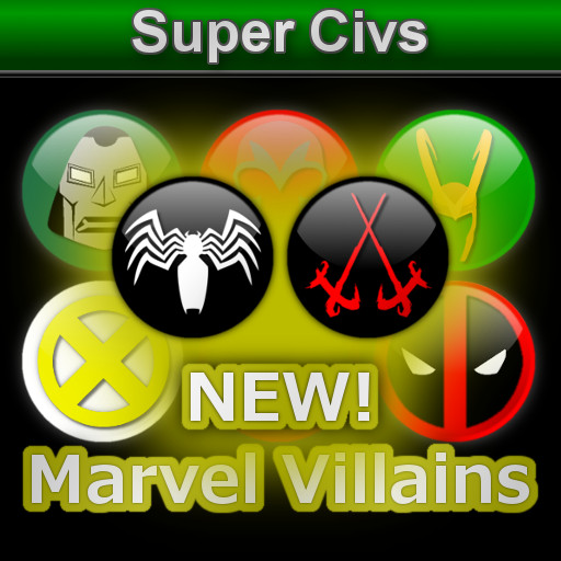Super Civs - Marvel Villains Pack