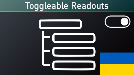 Toggleable Readouts UA