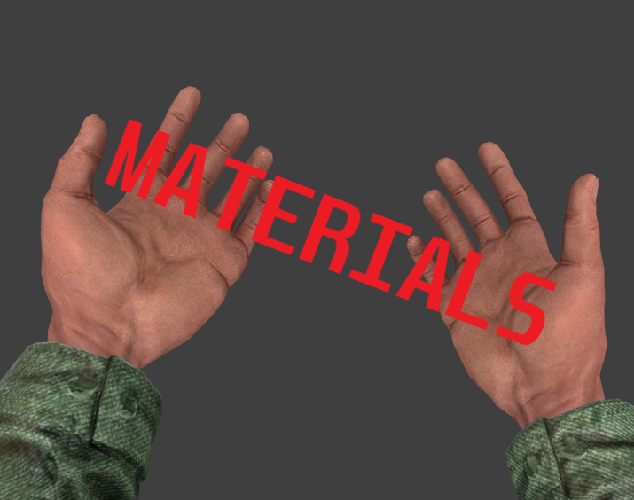 Garry's Mod Citizen Hands (MATERIALS)