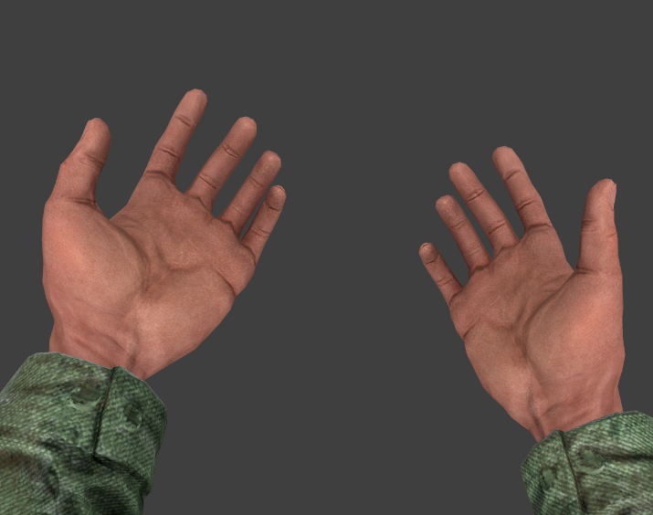 Garry's Mod Citizen Hands (WHITE)