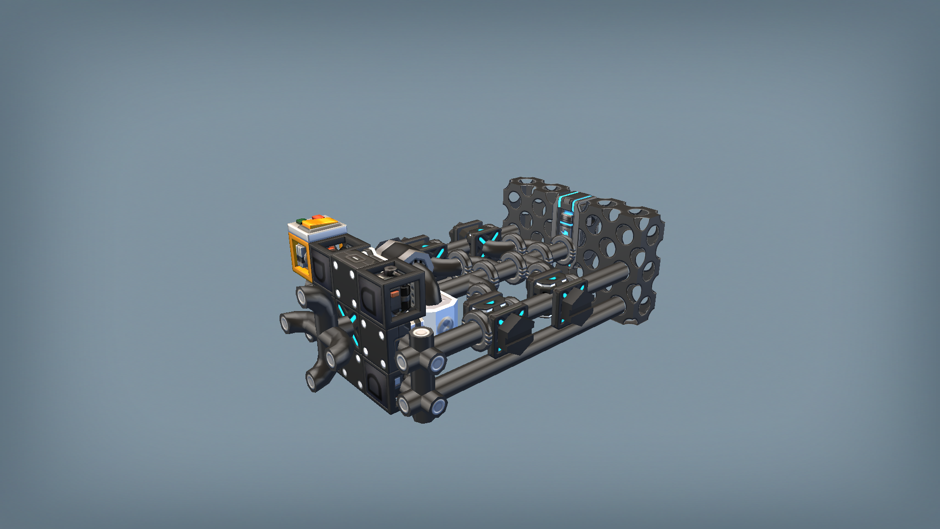 four-piston opposed engine v.2