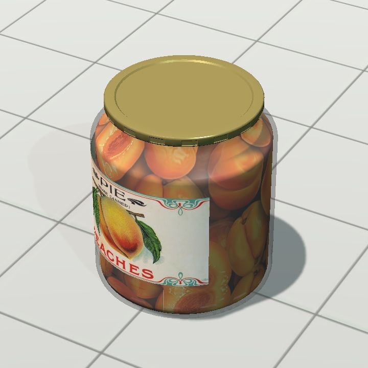 Canned peach