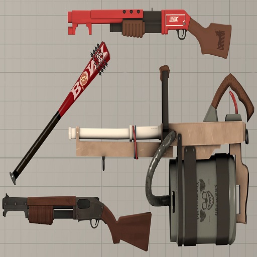Team Fortress 2 Enhanced Small Weapons Pack #31 (Props)