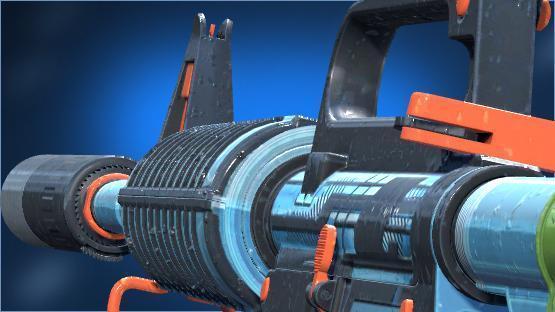 M4a1-S | Hydro Strike | Gray - Green Stock (Reworked PBR)