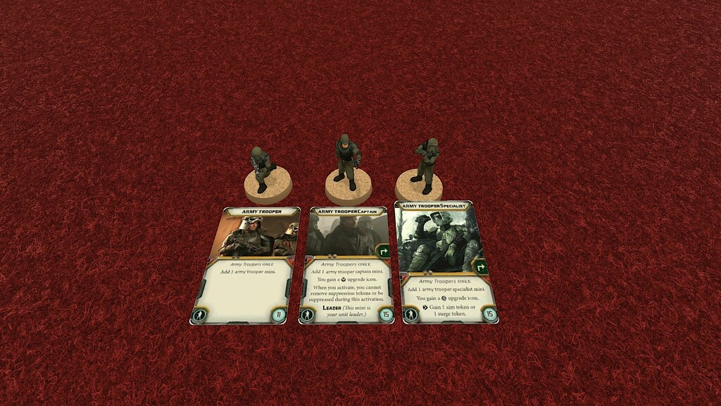 Star Wars Legion - Imperial Army Troopers Upgrades - Homebrew