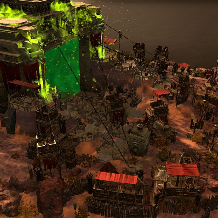vanguard camp at the Great Dark Portal (orcs/barbarians)