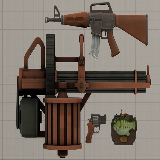 Team Fortress 2 Enhanced Small Weapons Pack #30 (Props)