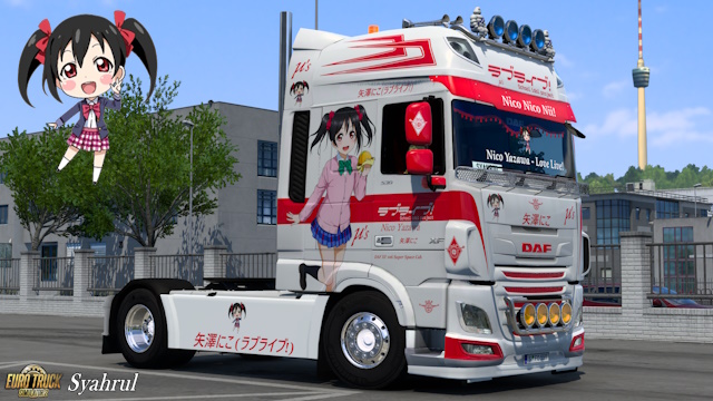 DAF XF 106 Nico Yazawa - Love Live! Skin