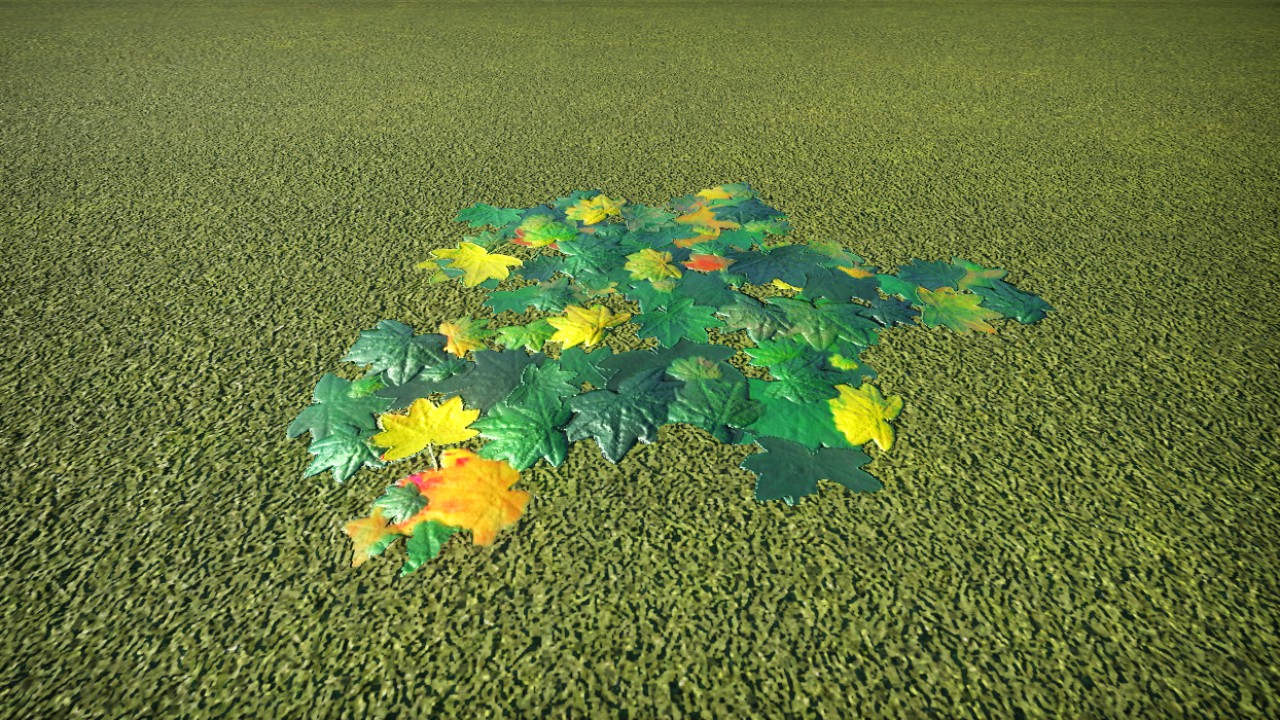 Yellow Leaf Decal