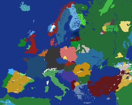 Europe - Language map