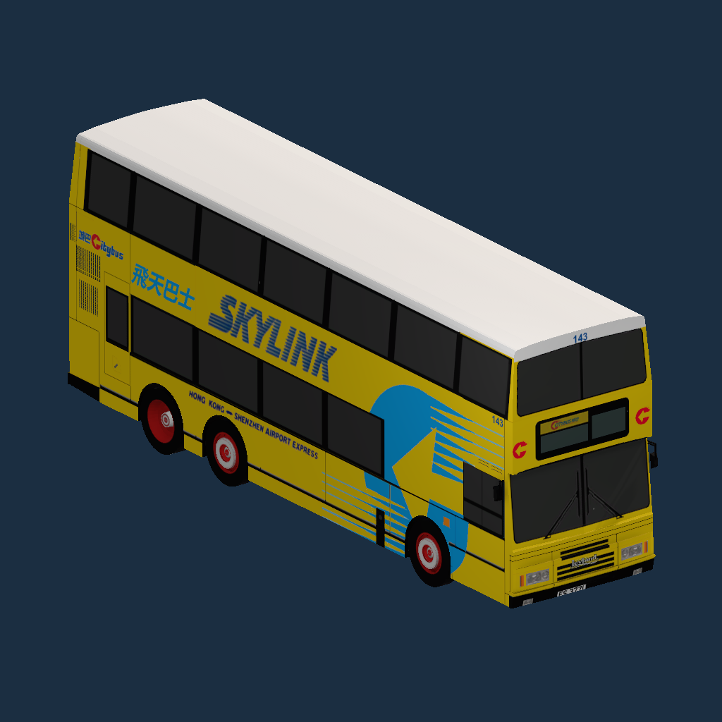 CTB Leyland Olympian 11M ALX Body 90's color BIG C