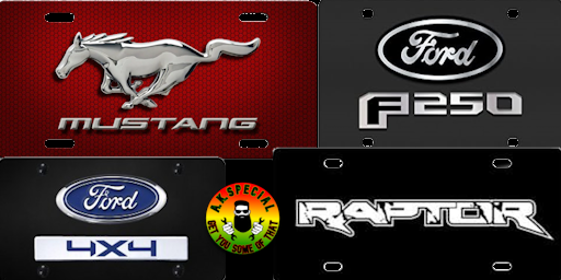 License Plates Fan of Fords Vanity Plates