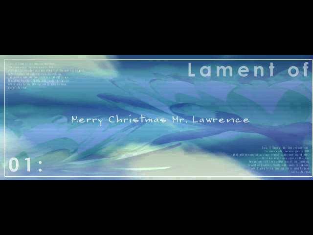 Merry Christmas Mr. Lawrence (sasakure.UK)
