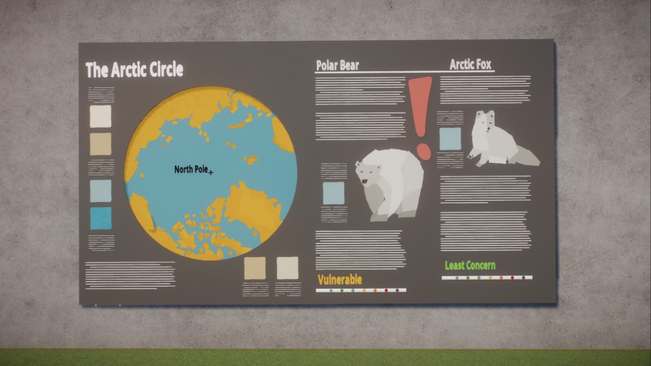 Education board: The Arctic Circle